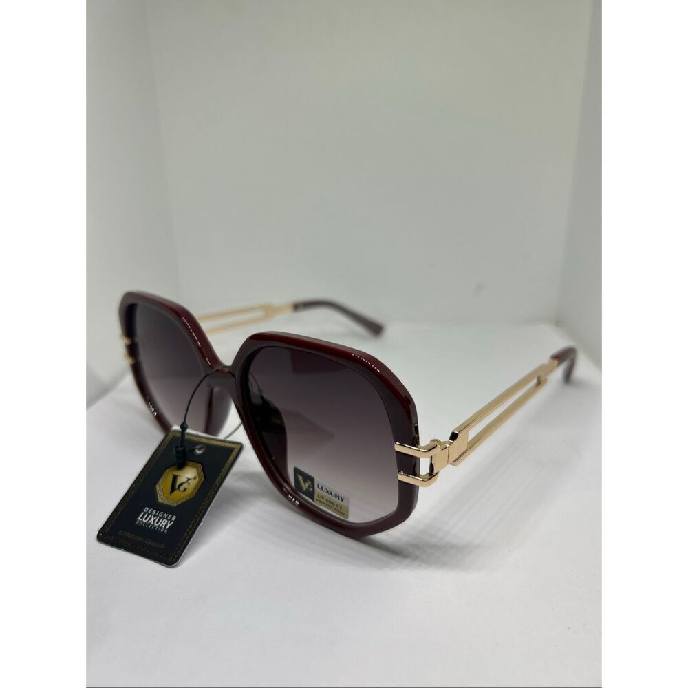VG Designer Luxury Square Sunglasses NWT UV400 Protection